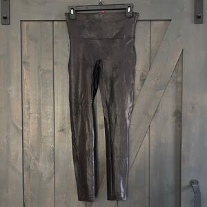 SPANXshape Faux Leather Leggings
